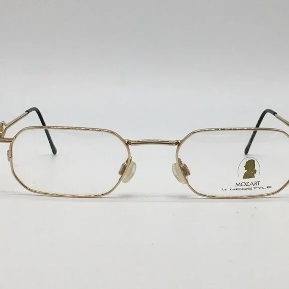 Mozart 412 822 NEOSTYLE Vintage 1990er Victorian Small Glasses Angular 46-16